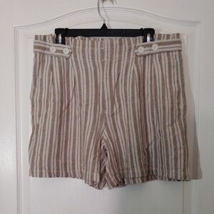 Linen Shorts, Size L (WITH POCKETS)